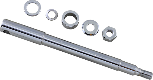 Axle Kit - Front - Chrome - '87-'99 Harley-Davidson