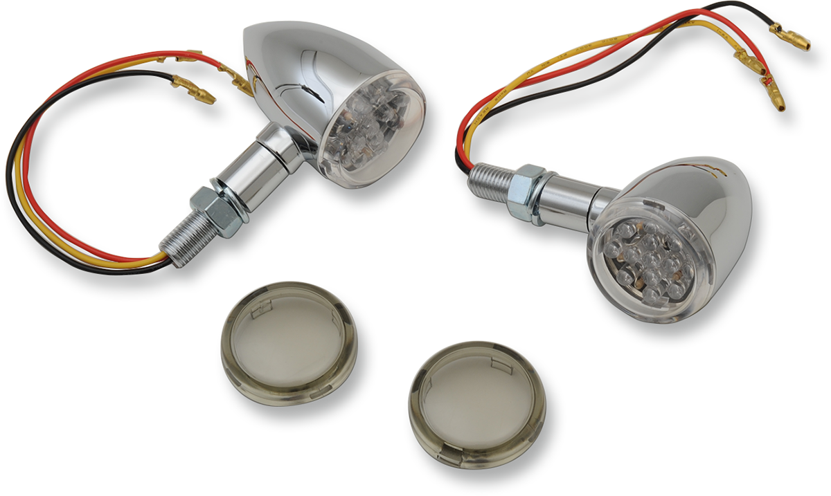 LED Marker Lights - Black/Amber or Red