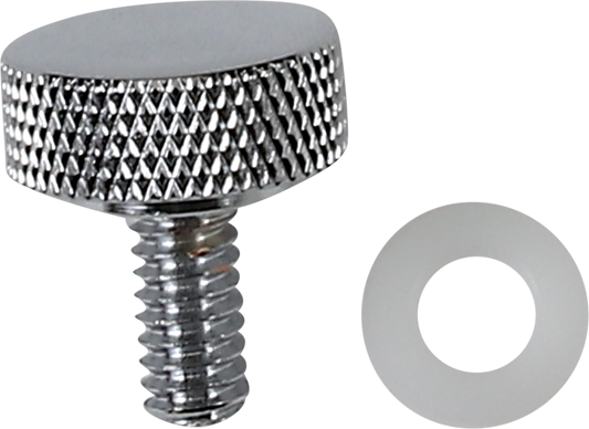 Seat Knob - Smooth - Chrome - 1/4"-20