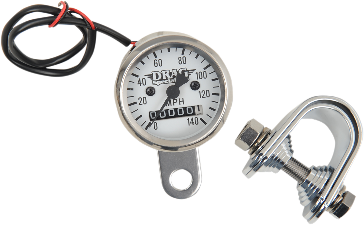 Mini Speedometer - Black - 2240:60 Ratio - 1-7/8"