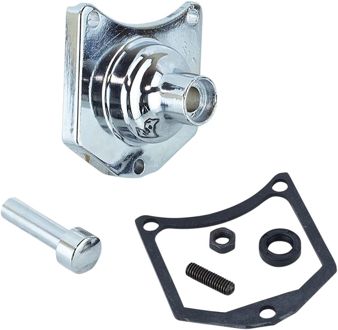 End Cover - Solenoid/Starter Button - Gloss Black