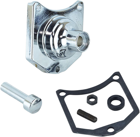 End Cover - Solenoid/Starter Button - Gloss Black