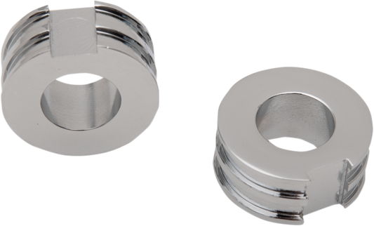 Spacers - Axle Adjuster - 5/8" - Chrome - Pair