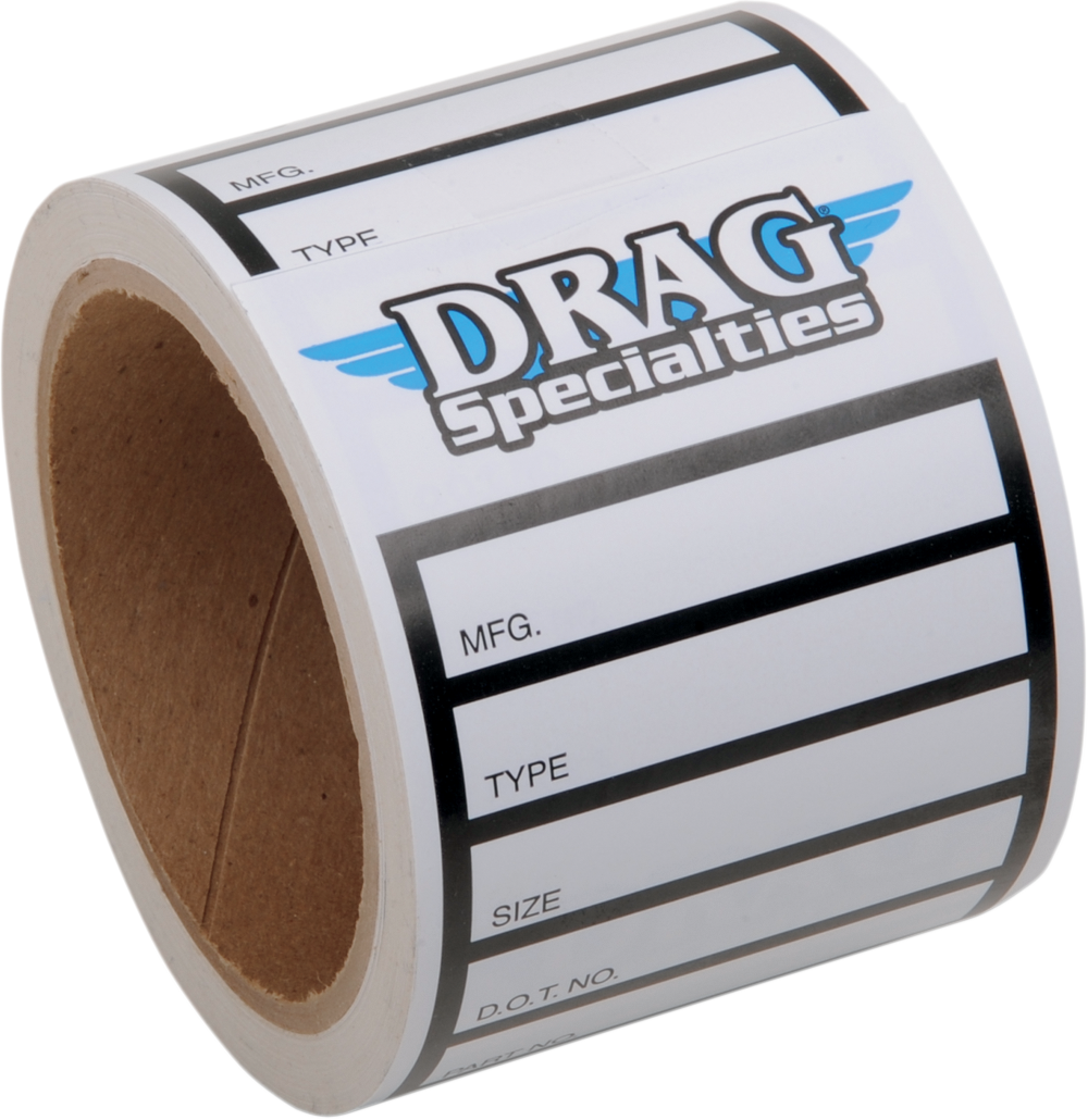 Tire Labels - 100 Peice