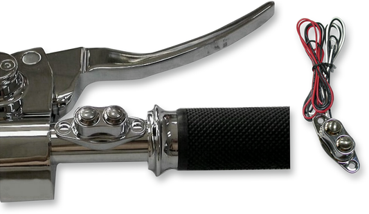 Duet Handlebar Switch Kit - Dual Button - Black