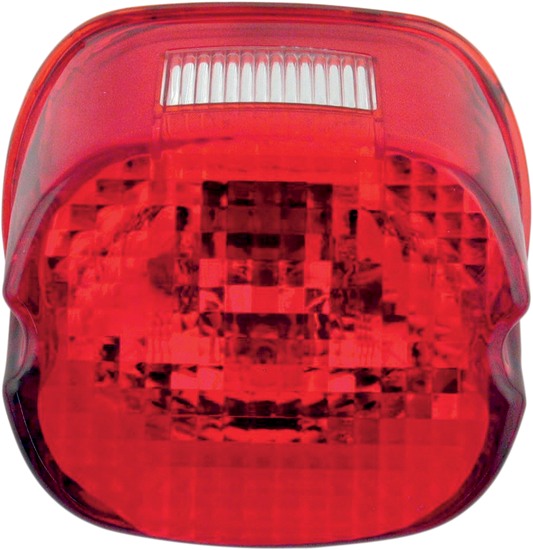 Laydown Taillight Lens - Red
