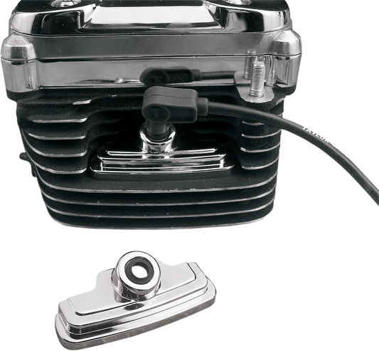 Head Bolt/Spark Plug Covers - Chrome - XL
