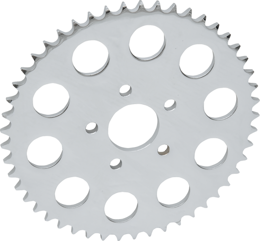 Rear Sprocket - Flat - 49 Tooth - Gloss Black - Big Twin