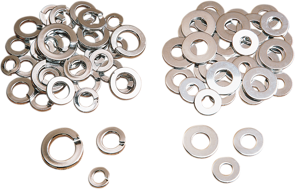 Washers - S.A.E - Chrome - Kit