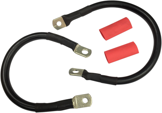 Black Battery Cable Set - '04-'09 XL
