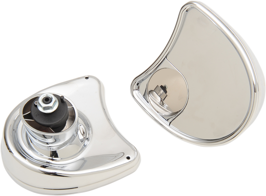 Mirror - Side View without Blind Spot - Half-Moon - Chrome