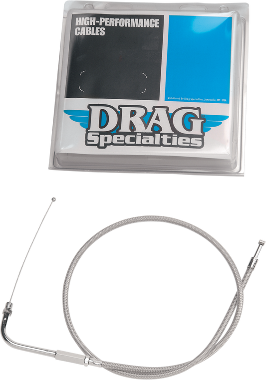 Stainless Braided Idle Cable - Cruise - 38-3/16"