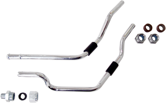 Oil Filter Line Kit - Chrome - Touring