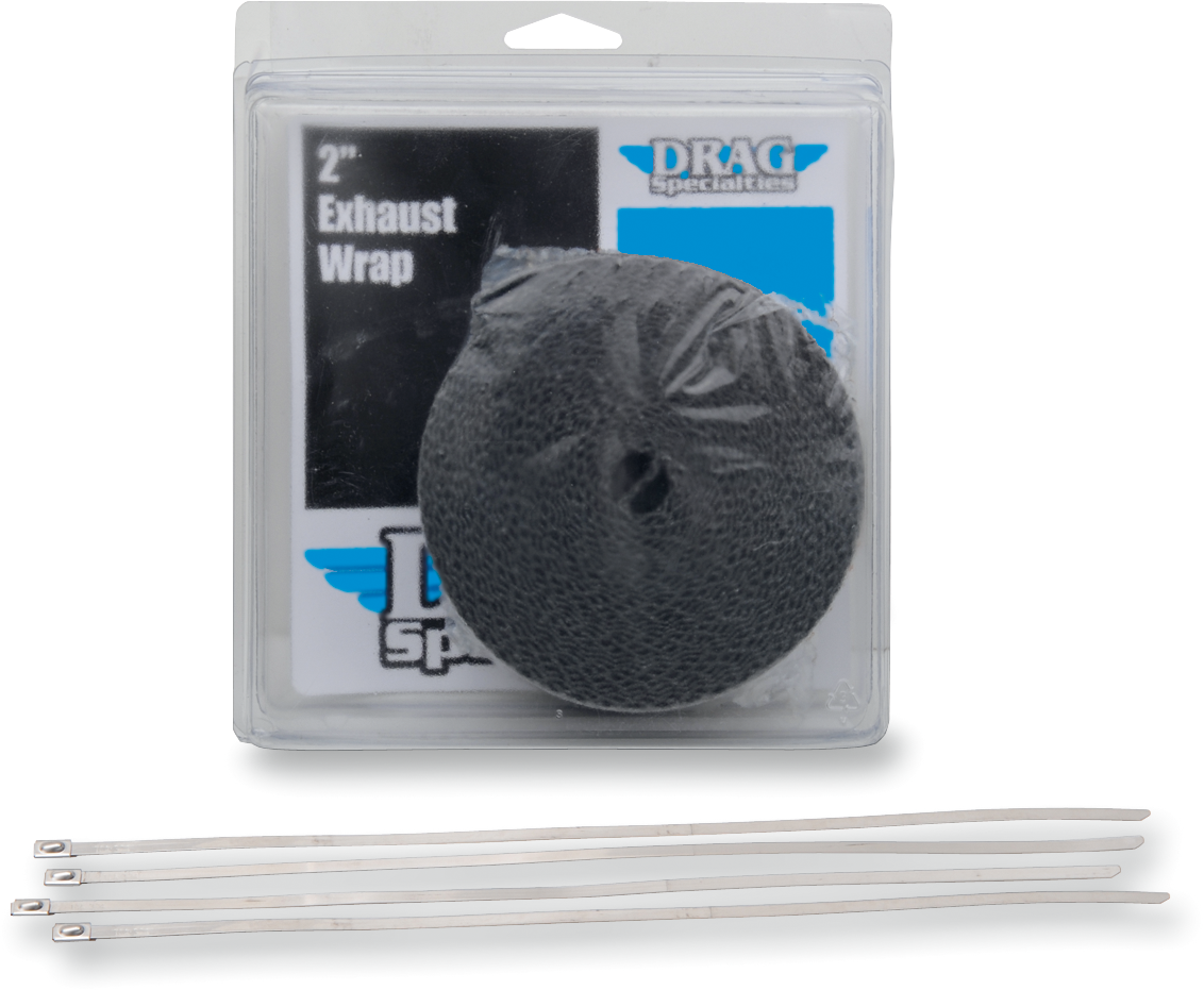 Exhaust Heat Wrap Kit with Ties - Tan - 2" x 25'