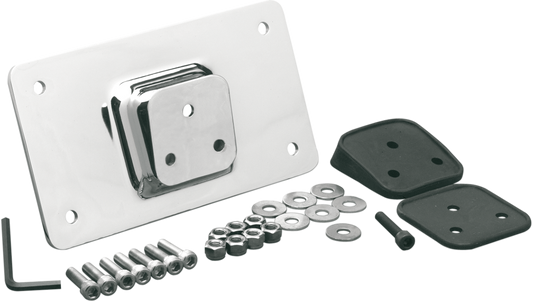 Fender License Plate Mount - Chrome