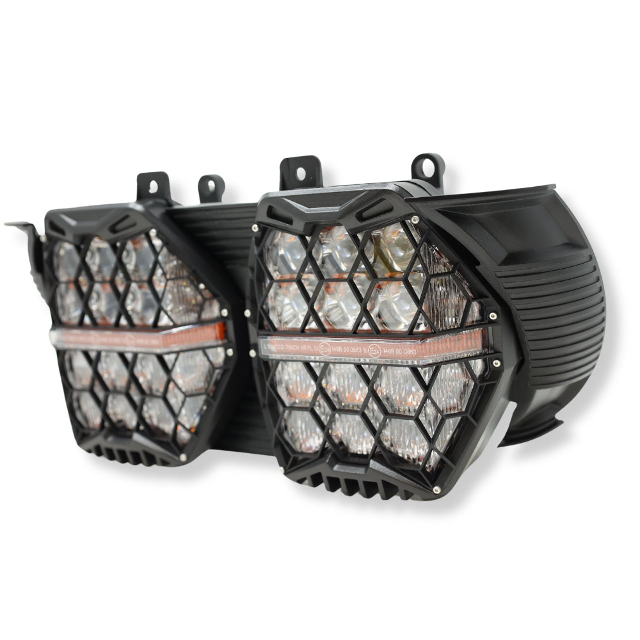 Zero Hour GridCore Pro LED Headlight For 15+ H-D Road Glide Models