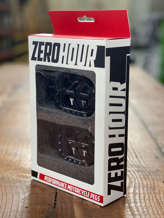 Zero Hour Chevron Pegs (Black)