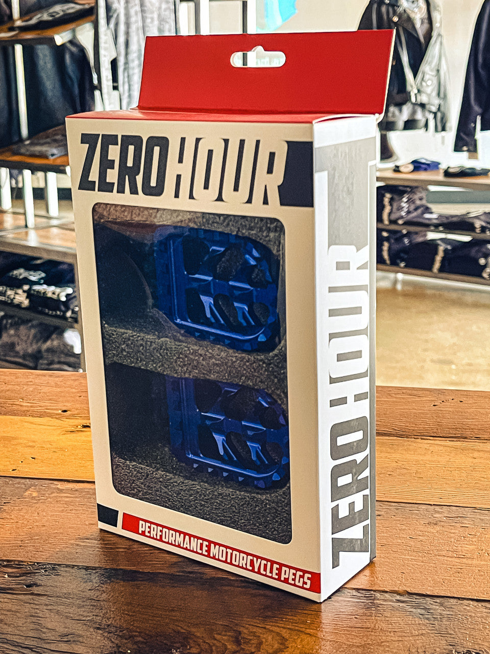 Zero Hour Chevron Pegs (Blue)