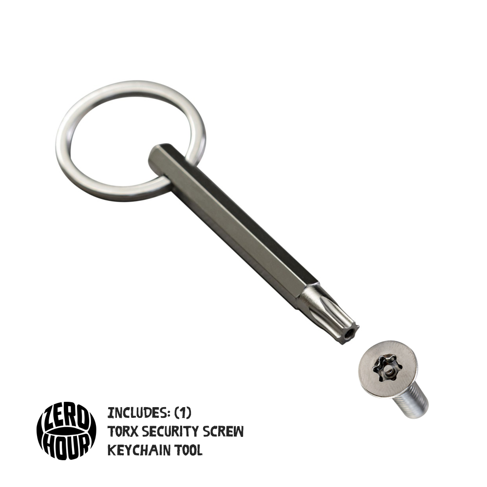 Torx Security Screw & Keychain Tool - Stainless