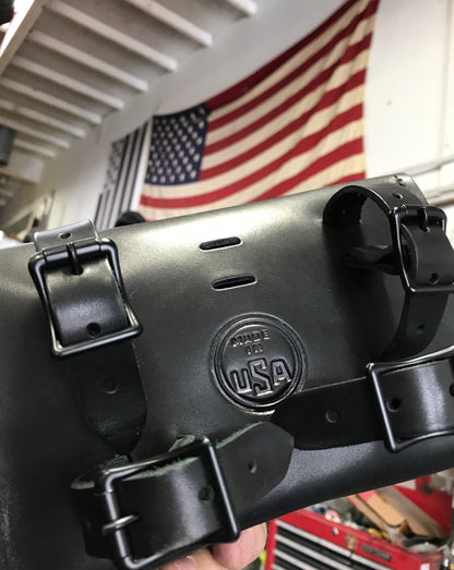 Zero Hour Leather Handlebar Bag