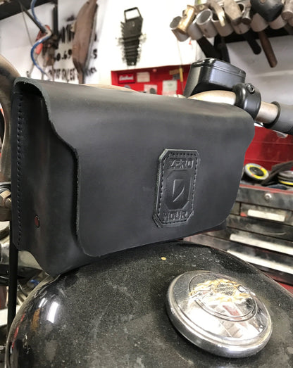 Zero Hour Leather Handlebar Bag